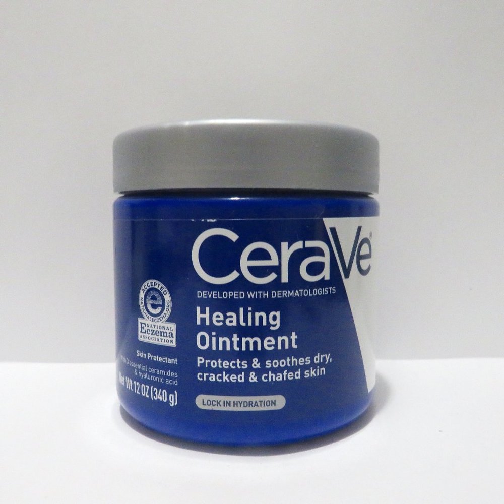 CERAVE HEALING OINTMENT PROTECTS & SOOTHES DRY, CRACKED & CHAFED SKIN 12 OZ SEAL